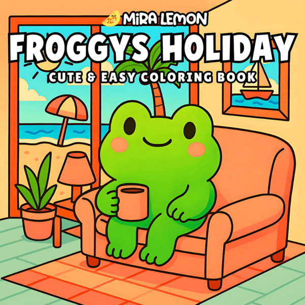 Froggys Holiday coloring book
