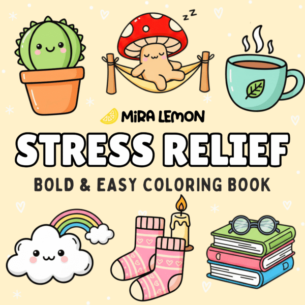 Stress Relief coloring book