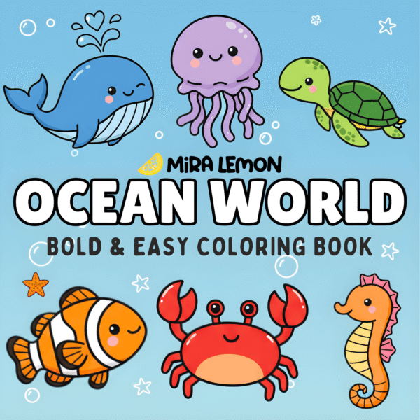 Ocean World coloring book