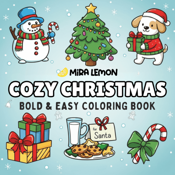 Cozy Christmas coloring book