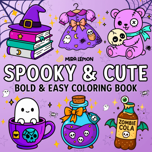 Spooky Cutie coloring book